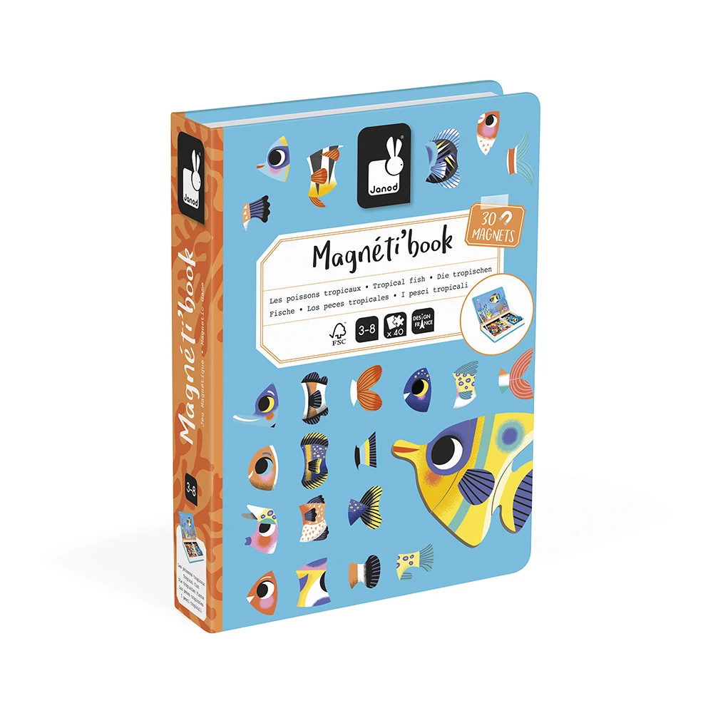 Magnéti'book Poissons tropicaux | Woodee